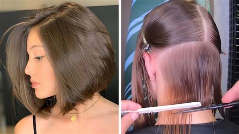 como fazer um corte chanel|Corte de cabelo chanel passo a passo .